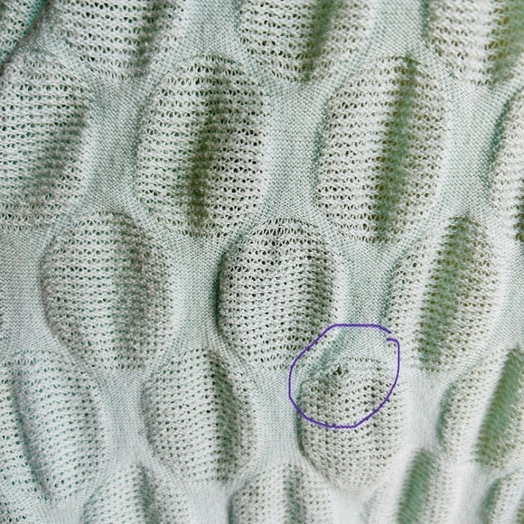 Anthropologie Moth Camisole Pattern Knit Light Blue Banded Edge size Small - Picture 16 of 16